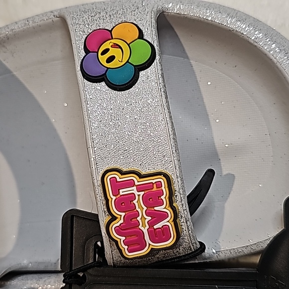 NWT Joe Boxer Glitter Decal Slides - Picture 4 of 8